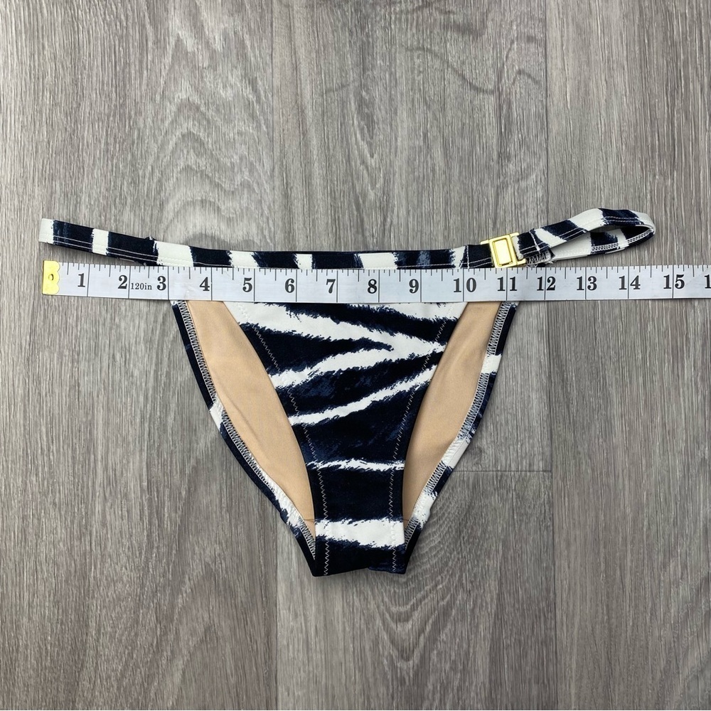 L'AGENT by Agent Provocateur Tayler Bikini Swim Bottom Black/White Size XS NWT - Picture 4 of 13